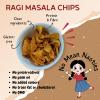 Pueritia Ragi Masala Protein Chips - Millet Chips, Gluten-Free, Healthy Snack - No Palm Oil, No Added Preservatives, No Additives. (Pack of 12-55 gm each) view 3