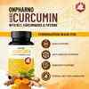 Onpharno Curcumin Tablets with Piperine and 95% Curcuminoids | Anti inflammatory Supplement for Adults | 60 tablets view 3
