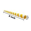 Bio-degradable Paper Straws| Blue & White Striped 6mm Width| Pack of 100 view 4