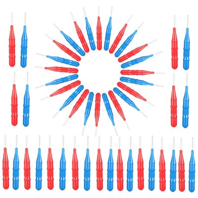 Ubervia Manual Toothbrushes - Pcs | 50pcs Interdental Brush Floss Head Tooth Pick Tool Between Teeth Brush Professional Dental Cleaning Brush