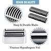 Ubervia Replacement Brush Heads - Compatible with bab-yli-ss pro barbe-rology double foil shaver | FXFS2 Replacemnet Foil and Cutter Compatible with Babyliss PRO Barberology Double Foil Shaver Shaver view 3