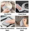 Black Sparrow Scrubbing Pad Wire - Stainless Steel Scrubber Non-Scratch Wire Dishcloth, Multifunctional Dishwashing Sponge, Easy Reusable Cleaning Supplies for Kitchen (3) view 4