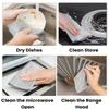 Black Sparrow Scrubbing Pad Wire - Stainless Steel Scrubber Non-Scratch Wire Dishcloth, Multifunctional Dishwashing Sponge, Easy Reusable Cleaning Supplies for Kitchen (4) view 4