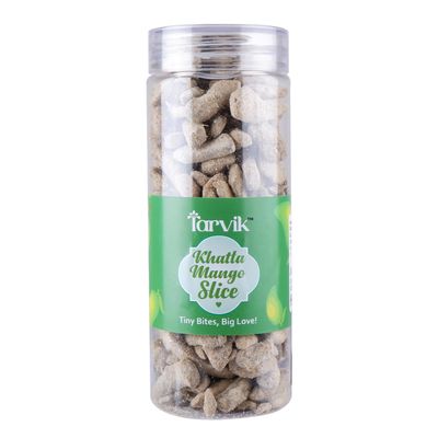 Tarvik Khatta Mango Slice  Traditional Tangy & Spicy Dried Mango Candy with Indian Masala | Tasty and Digestive Snack for All Ages | Mouth-Watering Tiny Treats in Every Slice | 165g (Pack Of 1)