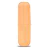 Drumstone (    Dual-Compartment Travel Toothbrush Case: Capsule Design, Strong Seal, Space-Efficient Holder for Toothbrush & Small Toiletries view 1
