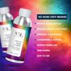 V3l Make-Up Brush Cleanser powerful, fast-drying solution designed to cleanse, disinfect, and condition both natural and synthetic makeup brushes. 250ml view 2