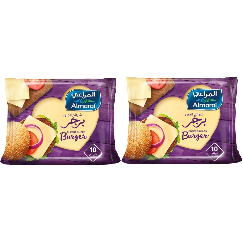 Almarais Imported Almarais Burger Cheese Slices 200gm (Pack of 2pcs*200gm)