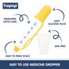Hopop Medicine Dropper/Dispenser & Baby Medicine Syringe | Multipurpose Silicone Medicine Dropper Syringe/Feeder for Baby | Suitable form 0+ Months | BPA Free | Yellow & White view 2