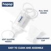 Hopop Medicine Dropper/Dispenser & Baby Medicine Syringe | Multipurpose Silicone Medicine Dropper Syringe/Feeder for Baby | Suitable form 0+ Months | BPA Free | Yellow & White view 3
