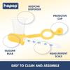 Hopop Medicine Dropper/Dispenser & Baby Medicine Syringe | Multipurpose Silicone Medicine Dropper Syringe/Feeder for Baby | Suitable form 0+ Months | BPA Free | Yellow & White view 4