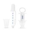 Hopop Medicine Dropper/Dispenser & Baby Medicine Syringe | Multipurpose Silicone Medicine Dropper Syringe/Feeder for Baby | Suitable form 0+ Months | BPA Free | White view 1