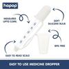 Hopop Medicine Dropper/Dispenser & Baby Medicine Syringe | Multipurpose Silicone Medicine Dropper Syringe/Feeder for Baby | Suitable form 0+ Months | BPA Free | White view 2