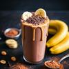 Gallardo Choco Banana Milkshake Premix Powder | Instant Thick & Smooth Beverage Mix | Chocolate Banana Flavour | 500g (Pack of 1) view 3