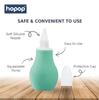 Hopop Baby Nose Cleaner/Nasal Aspirator & Baby Medicine Syringe Dropper Dispenser | Silicone Nozzle | Squeezable Pump | BPA Free | 0+ Months | Yellow & Green view 3