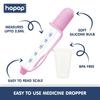 Hopop Baby Nose Cleaner/Nasal Aspirator & Baby Medicine Syringe Dropper Dispenser | Silicone Nozzle | Squeezable Pump | BPA Free | 0+ Months | Pink view 2