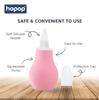 Hopop Baby Nose Cleaner/Nasal Aspirator & Baby Medicine Syringe Dropper Dispenser | Silicone Nozzle | Squeezable Pump | BPA Free | 0+ Months | Pink view 3