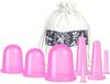7 Pcs Silicone Cupping Therapy Set for Face & Body  Anti-Cellulite Vacuum Massage Cups for Skin Firming & Pain Relief | Reusable Acupressure Facial & Body Cupping Set