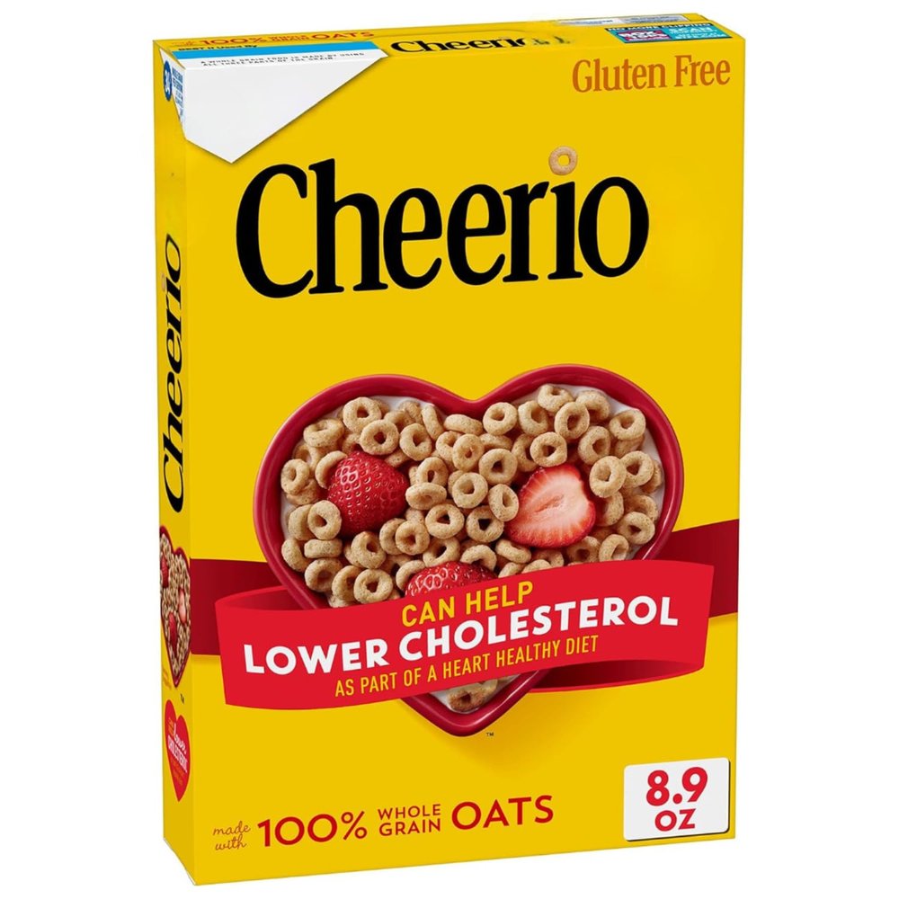 Cheerio Originals Heart Healthy Cereal, Gluten Free Cereal with Whole Grain Oats 252g (Imported)