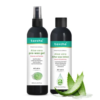 Aloevera Pre Waxing Gel & Post Waxing Lotion | Good For All Skin | Salon Special