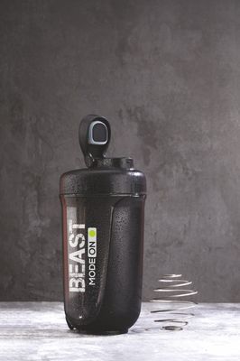 Dimazofly Premium Bottle Compact Gym Shaker Bottle, Shaker Bottles for Protein Shake with Mixer Ball, Bpa Free Material, Plastic.