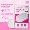 Juno Mom Maternity Breast Pads | 12 pcs | Ultra Thin Nursing Breast Pads | Soft & Super Absorbent | Compact & Discreet | Pack of 2 view 2