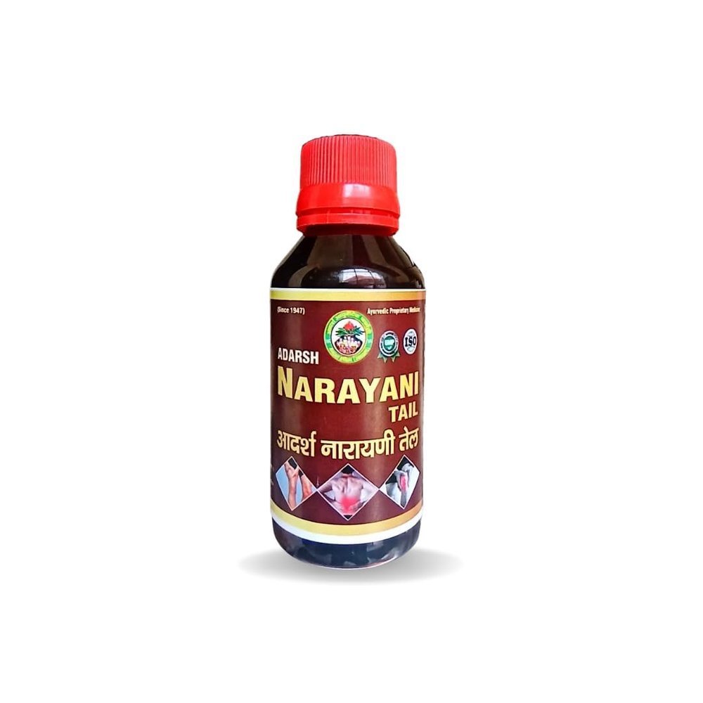 Adarsh Ayurvedic Pharmacy Narayani Oil | Aches Relief | Natural & Soothing Formula | Pain Relief (455ml)