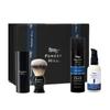 Forest Hill Men Grooming Gift Set Hamper, Pack of 3 Luxury Shaving Kit, Post Shave Balm 100ml, Aqua Shaving Foam 266ml and Easy Grip Soft Hair Black Shaving Brush With Holder, Ideal For Personal and Professional Salon view 1