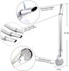 AAHISHAN 2 in 1 Stainless Steel Drinking Spoon Straws Reusable Washable Metal Cocktail Spoons Tea Filter Stir Spoon Straws for Drinking (Pack of 2) view 4