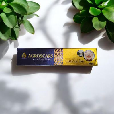 Agroscars Anti-Scars Cream Scar Removal & Marks Fading Cream for Face & Body | Reduces Old & New Scars, Stretch Marks, Acne Marks, Dark Spots | Skin Repair & Smoothening, 50g