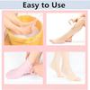 1 Pair Silicone Gel Moisturizing Socks for Cracked Heels, Dry Feet & Callus Care  Hydrating Foot Spa Socks for Men & Women  Reusable, Washable Heel Protectors for Soft Feet view 3