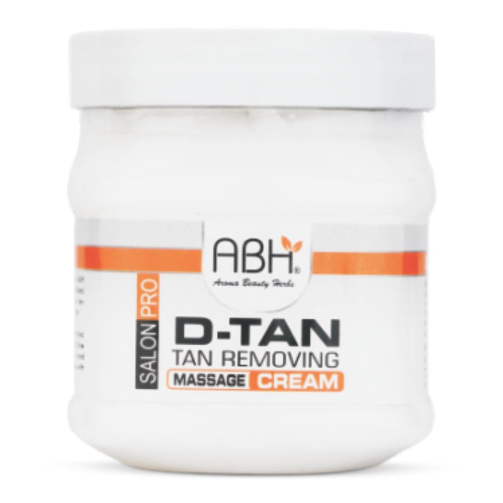 ABH D-TAN Massage Cream Deep Tan Removal & Skin Brightening, Enriched with Natural Extracts, Suitable for Face & Body, Ideal for All Skin Types-500ml
