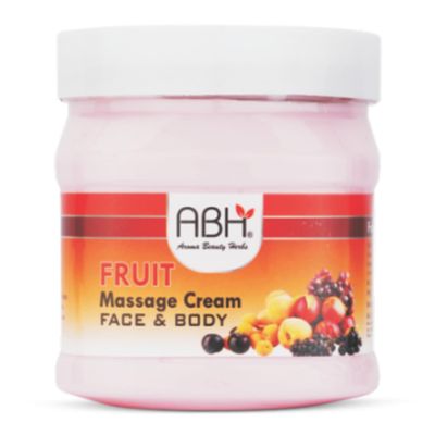 ABH Fruit Massage Cream Nourishing & Brightening Formula with Natural Fruit Extracts | Revitalizes Dull Skin, Adds Glow & Hydration | Suitable for All Skin Types-200gm