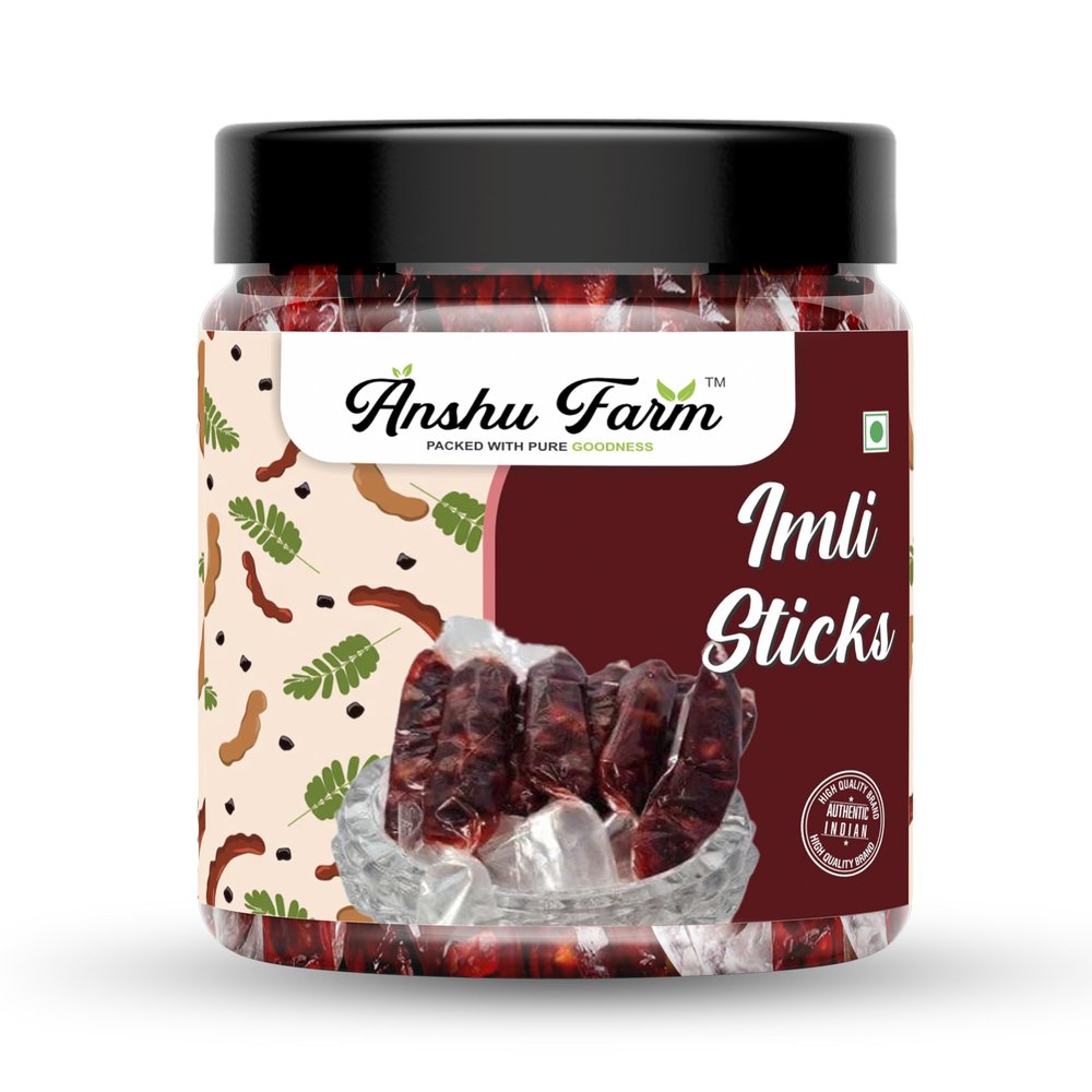 Anshu Farm Imli Stick | Natural Tamarind Sweets | Sweet and Tangy Candies for Kids | Khatti Meethi Imli Stick | Digestive Candy | 400gm