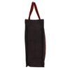 Indha Eco-Friendly Reusable Jute Bag  Multipurpose Tote for Gifts, Groceries, Lunch | Sturdy Handle with Zipper Lock (Coffee Colour Elephant Embroidery, 12X12) view 3