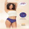 Lux Amore Brasso Panty for Women Pack of 4 | Leak-Resistant Period Panty | Stylish Dark Prints | Breathable & Durable Brasso Fabric | Confidence Wear (Color & Print May Vary) O/E - 110cm view 2