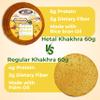Chatpata Khakhra JAIN | Glutan Free | Crispy| Ready To Eat | High Protein High Fiber| No Palm Oil | 200g Vacuum Pack Of 2 view 4