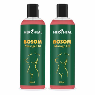Ayurvedic Bosom Massage Oil For Size Up Women - 100ml (Pack Of 2)