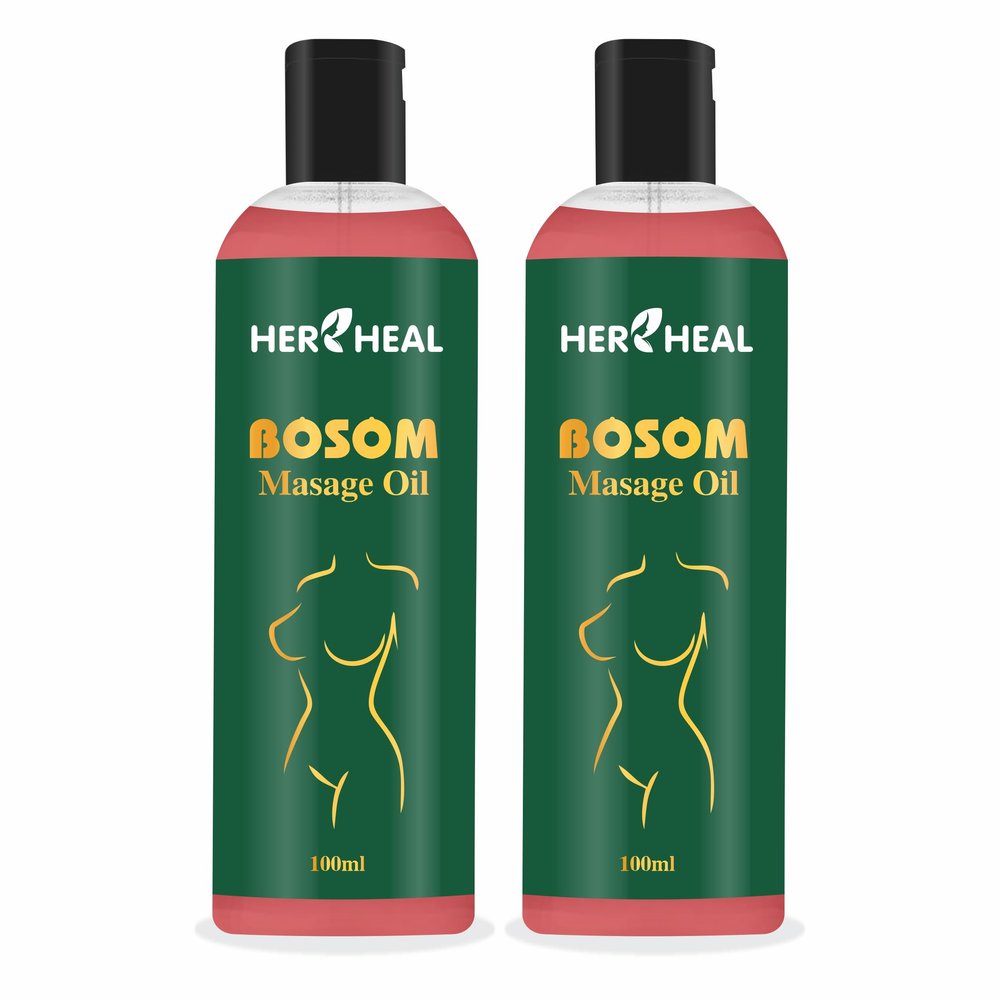 Ayurvedic Bosom Massage Oil For Size Up Women - 100ml (Pack Of 2)