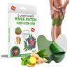 Luxenwell Herbal Knee Pain Relief Patches | Arthritis Inflammation Patch Sticker | 100% Safe & Natural Knee Pain Relief Products Natural Wormwood Extract Patch for Knee | Works On Knee, Shoulder, Joints, Back, Wrist, Neck | Instant Relief | No Side E view 1