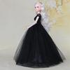 CALANDIS 2xFashion Princess Wedding Dress Gauzy Skirt for 1/4 BJD Doll Party Accs Black | Modern | Clothes & Accessories | Dolls view 4