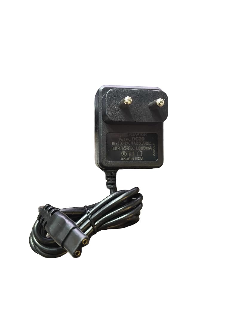 Trimmer Charger 5V 1MA Compatible with Philips Trimmer Shaver Philips Trimmers Charger (Check Charger PIN with Image)(DC-20)