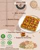 LONAVALA FOODS Famous Dry Fruits Chikki Bars - 200 grams, 24 Pieces | No Added Preservatives and Colours | Made with Jaggery, Cashews (Kaju), Almonds (Badam) & Pista | Indian Sweets Mithai Gajak Bars view 2