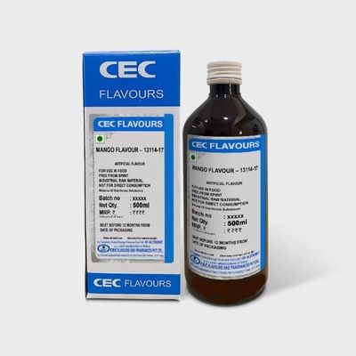 CEC Mango Flavour Essence 13114-17 | Premium Food Flavouring Agent for Cakes, Ice Creams, Desserts, Beverages & More | 500ml Concentrated Mango Essence for Baking & Cooking