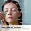2025 Facial Massager Jade Roller & Gua Sha Tool Natural Himalayan Stone For Face Neck Healing Skin Wrinkles & T Shape Gold Energy Beauty Bar Electric Vibration Facial Massage Combo Offer view 3