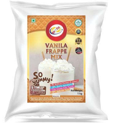 Am 2 Pm - Vanila Flavoured Frappe Mix | Frappe Powder Instant Vanila Premix | 100% Veg Instant Premix | Easy to Make Classic Drink - 1 Kg
