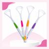 Force24 - Tongue cleaner Fights Bad Breath & Oral Health Care Improved Taste Sense for adult & children Flexible Handle Easy to Use (PACK OF 4) view 2