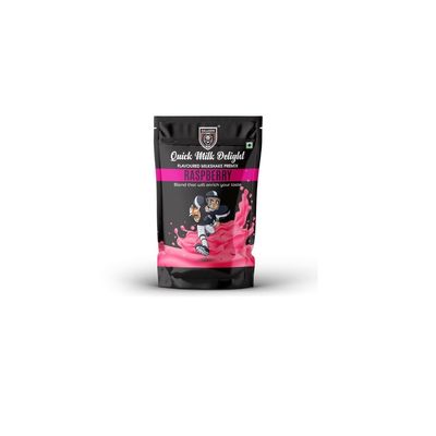 Gallardo Raspberry Milkshake Premix Powder | Instant Thick & Smooth Beverage Mix | Refreshing Raspberry Flavour | 50g (Pack of 1)