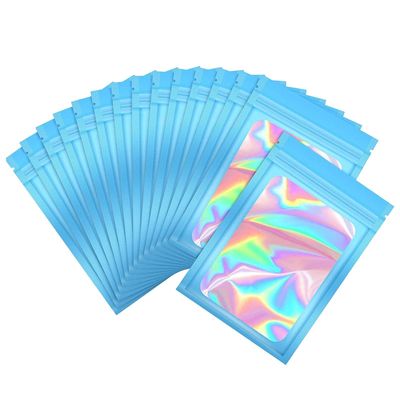 MYADDICTION 100Pcs Resealable Odor Foil Pouch Bags Airtight for Cookie Soap Organizer