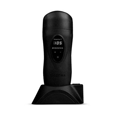 BIOZOMA Digital Handheld Roller Wax Heater | Digital and smart mechanism for Hair Removal & Wax treatments with hygiene | Fast Wax-Melting | Digital Control | Safe, Durable and Compact