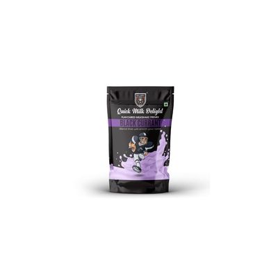 Gallardo Black Currant Milkshake Premix Powder | Instant Thick & Smooth Beverage Mix | Bold Black Currant Flavour | 50g (Pack of 1)